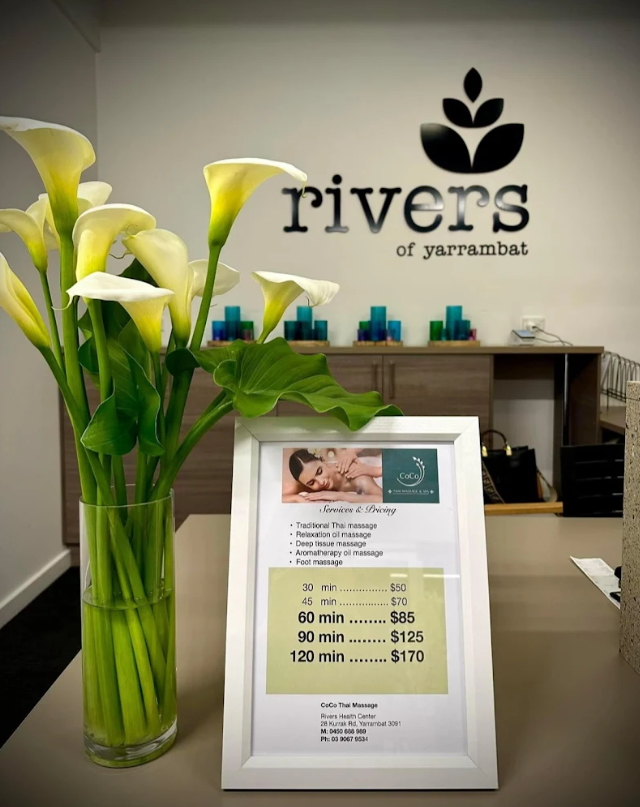Reception area at Rivers of Yarrambat