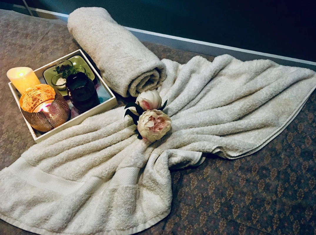 Relaxing spa setup at CoCo Thai Massage